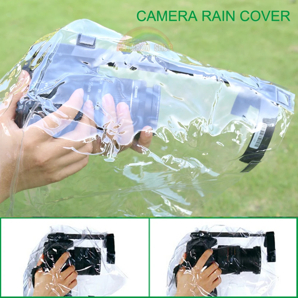 

Professional Camera Rain Cover Coat Bag Protector Rainproof Waterproof Against Dust for Canon Nikon Pendax DSLR SLR