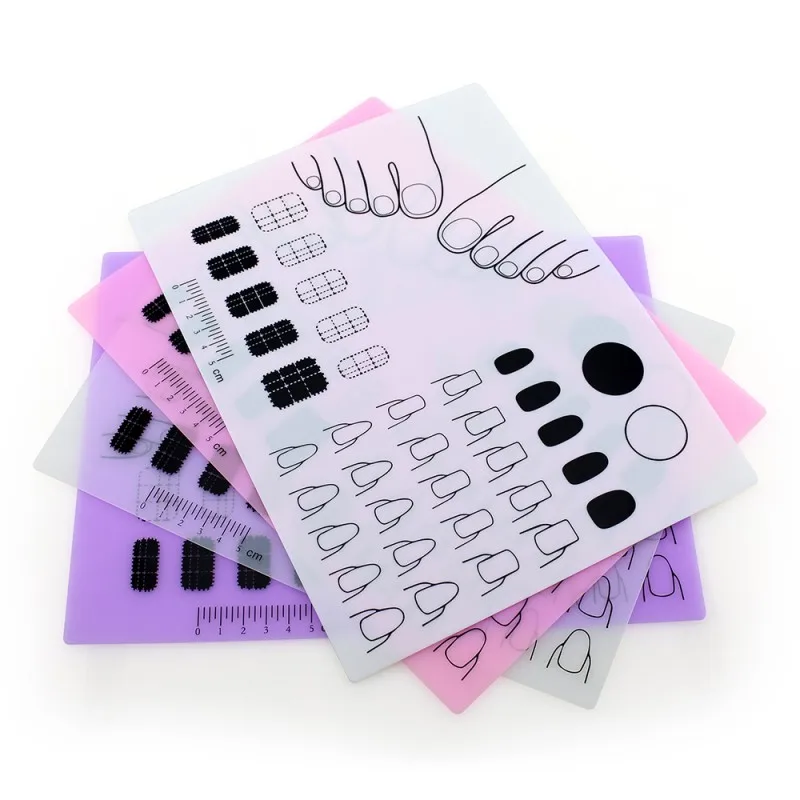 

Foldable Practical Nail Polish Silicone Hand Cushion Holder Pad Sticker Nail Art Manicure Tools Nail Mat manicure table