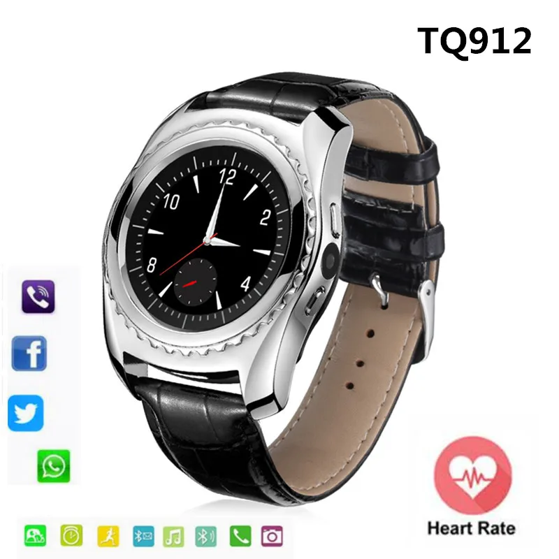 

696 Wearable Devices Smart Watch TQ912 Heart Rate Blood Pressure Monitor SIM Slot Wrist Waterproof Bluetooth Smart Watch PK Y1