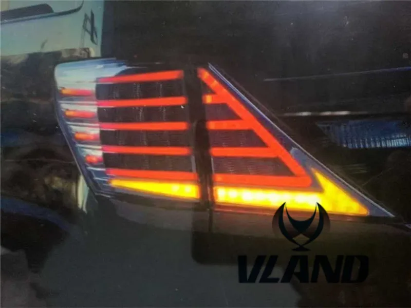 VLAND автомобильный габаритный задний фонарь для Toyota Alphard/Vellfire светодиодный задний фонарь 2008 2010 2012 Vellfire фонарь с DRL светодиодный движущийся singal plug and play