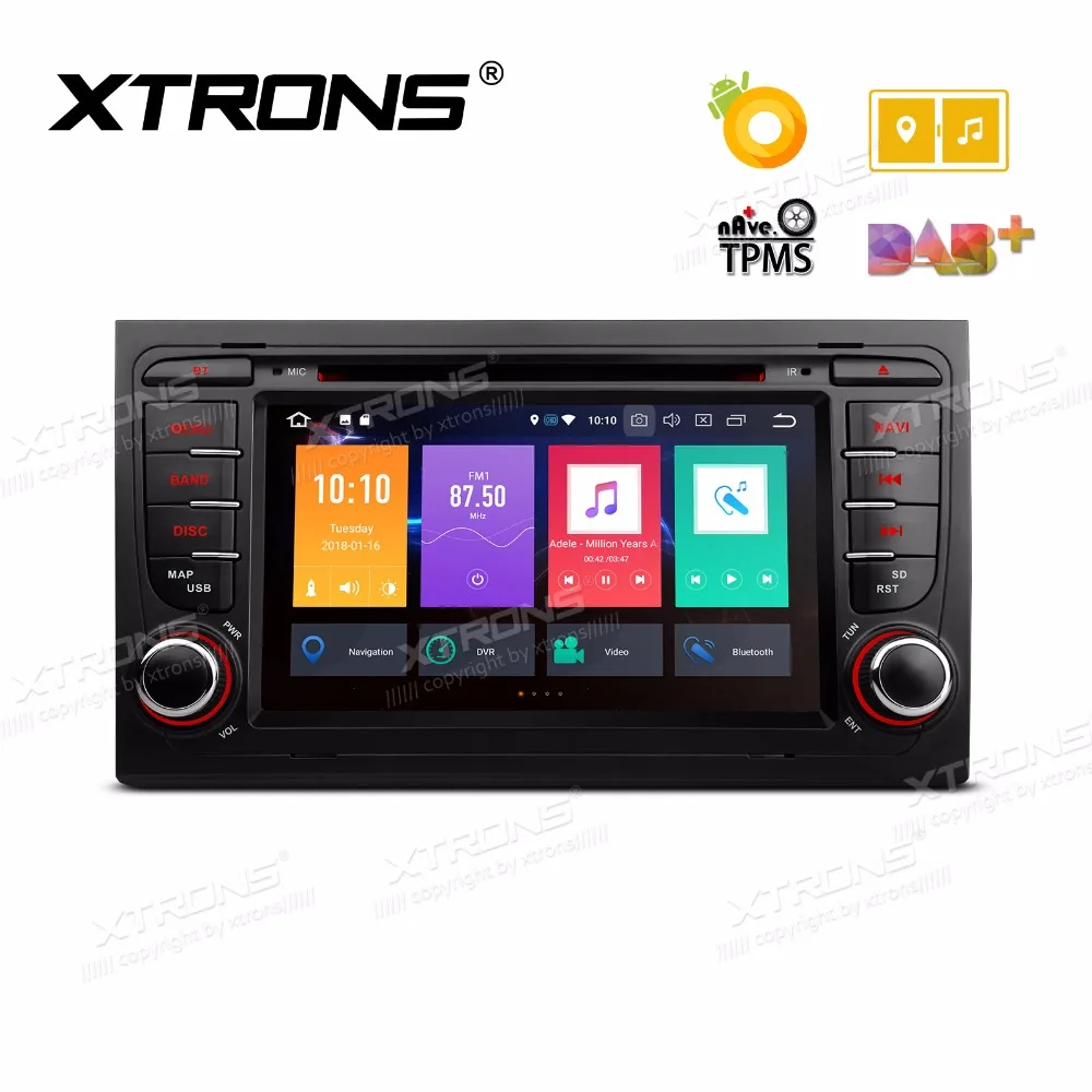 

XTRONS Radio 2 din Android 9.0 Octa Core Car DVD Player GPS DAB+OBD2 for Audi A4 S4 RS4 2002-2005 2006 2007 2008 for SEAT Exeo