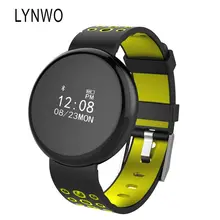 Ограниченное предложение Lynwo i8 0.66 дюймов круглый Экран крови кислородом Давление сердечного ритма Мониторы Фитнес трекер Смарт-часы