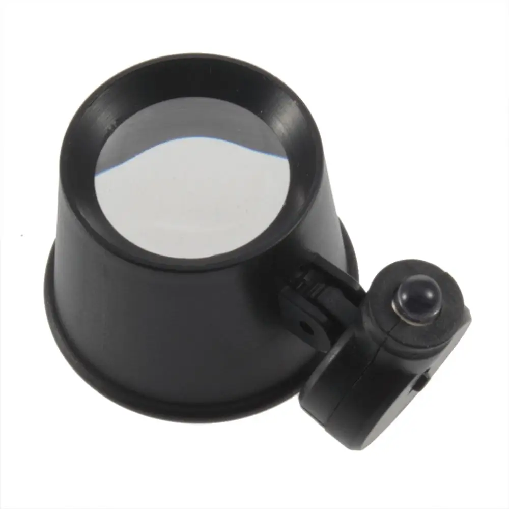1pc 10X Eye Jeweler Loupe Magnifier with LED Light Repair Watch Brand New