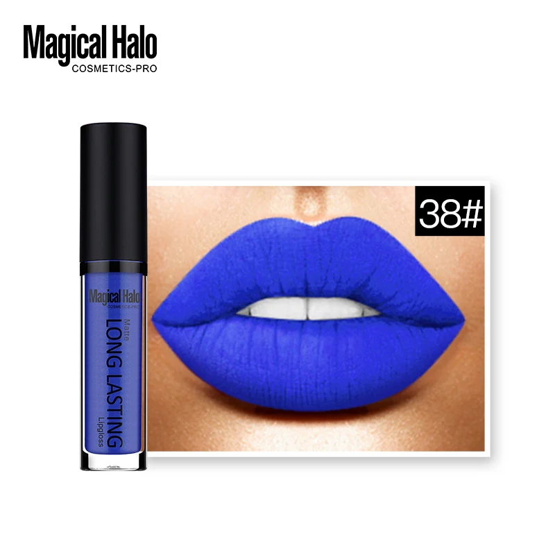 20-38 цветов бренд Magical Halo жидкая помада стойкий блеск для губ матовая губная помада водостойкая блеск для губ татуировка Обнаженная Cosmetcis Berry - Цвет: 38