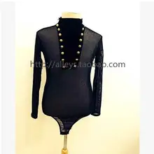 Мужской костюм для латинских танцев, марлевые длинные рукава, мужской топ для латинских танцев, мужской конкурс латиноамериканских танцев, куртка