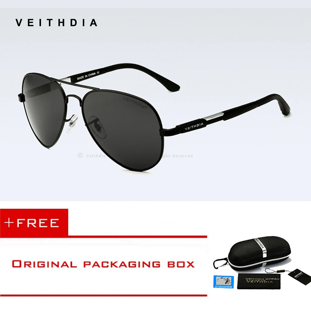Марка Авиатор поляризационные Для мужчин s солнцезащитные очки дизайнер Алюминий магния + сплав Для мужчин для вождения очки