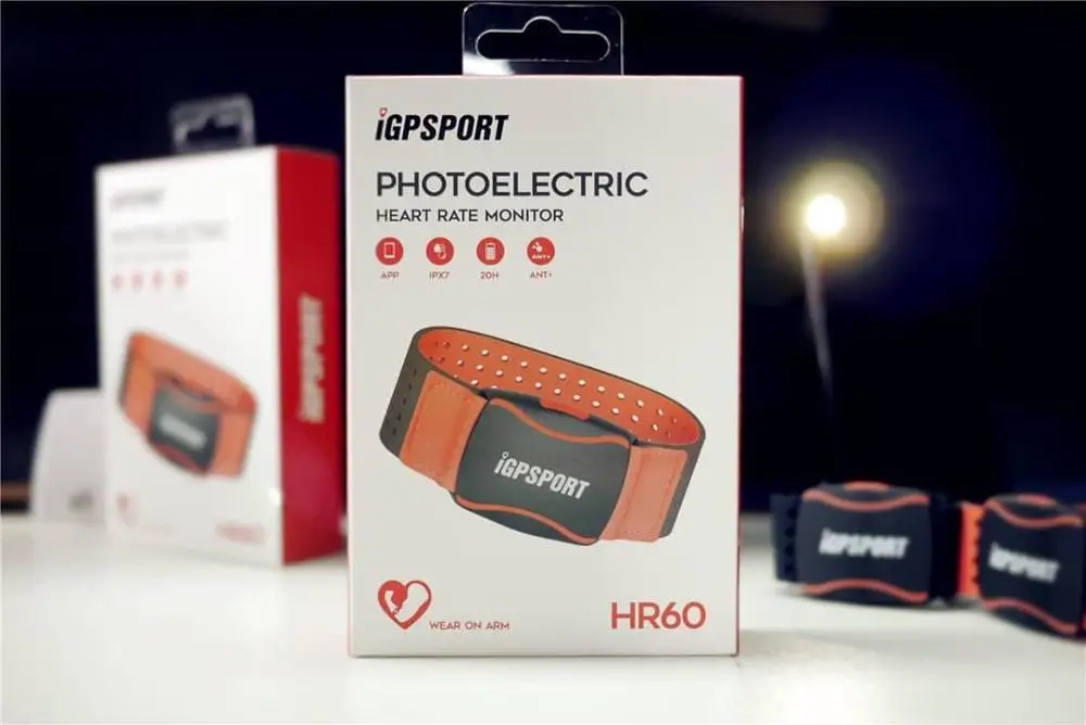 IGPSPORT HR60 ANT+ Bluetooth 4,0 Arm монитор сердечного ритма Спорт на открытом воздухе, Фитнес Бег MTB дорожный Велоспорт велосипедный компьютер