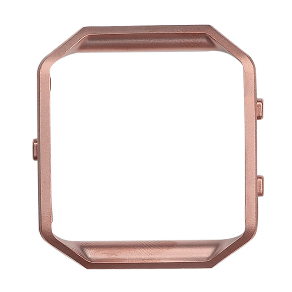 Черный/серебристый/розовое золото/золотой цвет часы из нержавеющей стали замена металлический каркас Соединительный чехол для Fitbit Blaze Новое поступление