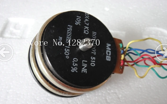 

[BELLA] Imported French MCB ROTAPOT 510 double conductive plastic potentiometer 4.7K