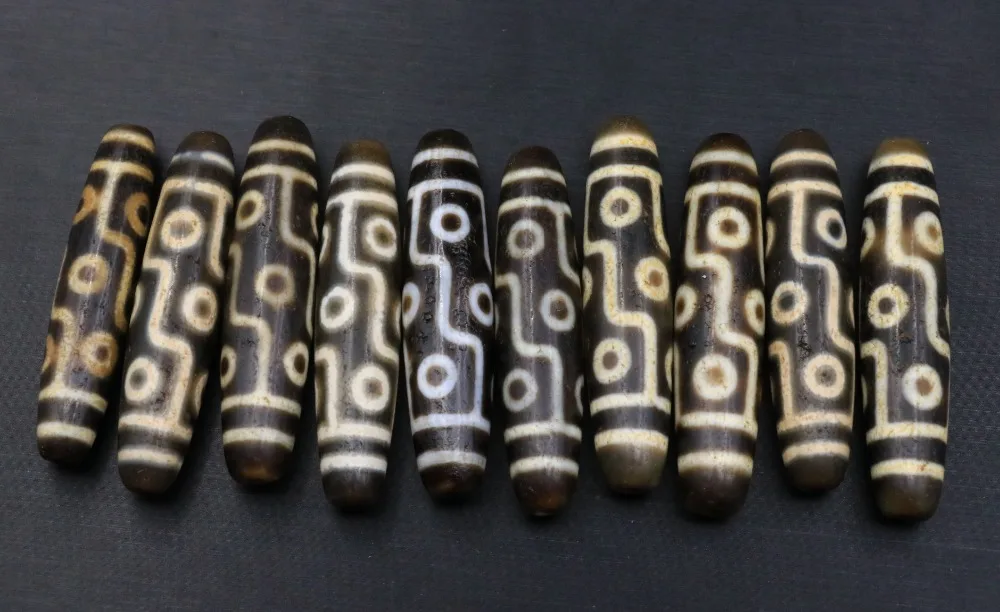 

Collectible Treasure Unique Energy Super Tibetan Old 9 Eye Dzi Bead Amulet Talisman For Collecting or Making Jewelry