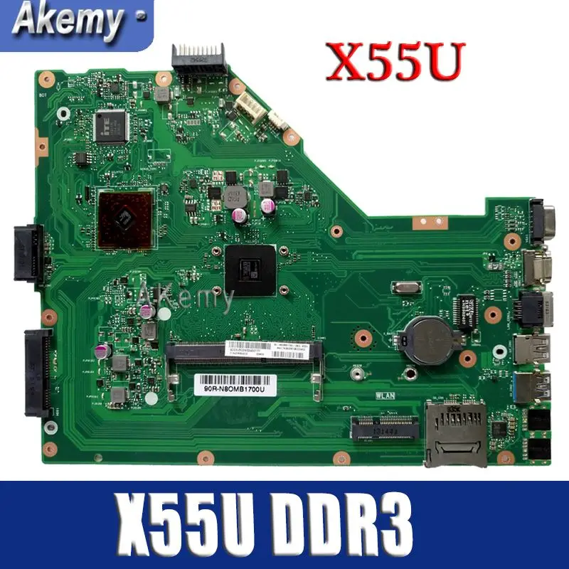 Материнская плата для ноутбука Amazoon X55U For Asus X55 тестовая оригинальная материнская