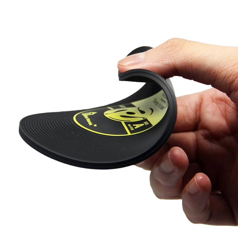 Retro Drink Coasters Cup Mat Mug Coaster Table Accessories Home Decor Placemat Vinyl Record Coasters for Drinks Table Mats (4)