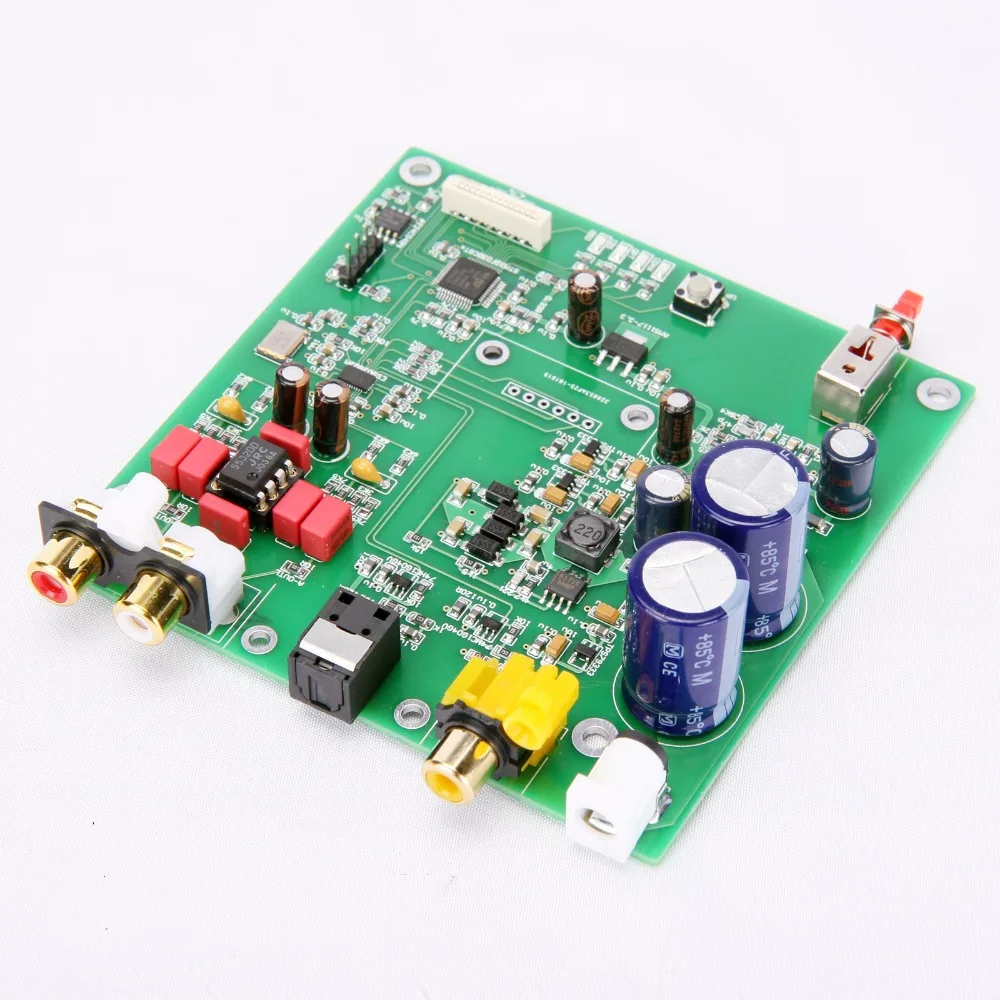 

Katherin ES9038 Q2M I2S DSD Fiber Coaxial Input Decoder Board DAC High with Finished Board