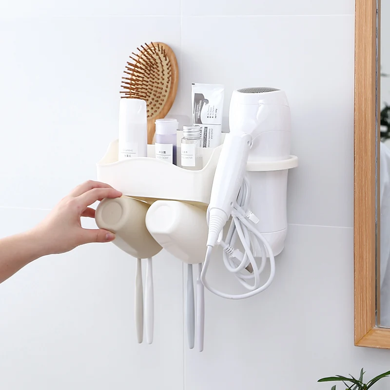 Зубная щётка держатель Универсальный ванная комната футляр для хранения зубной щетки Удар стеллаж для хранения бытовые товары