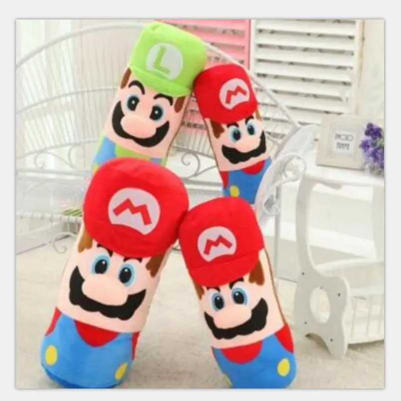 

1pcs 50cm Large Pillow Mario and Luigi Plush Pillow,Super Mario Bros Brothers Luigi Plush Doll
