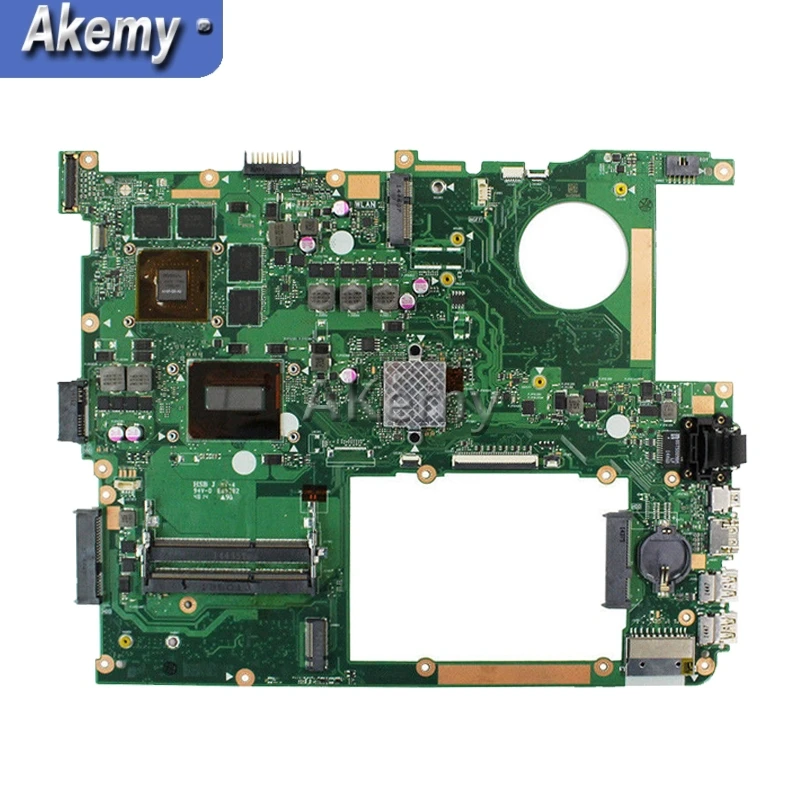  Amazoon G771JW Laptop motherboard for ASUS G771JM G771JW G771J G771 Test original mainboard I7-4710