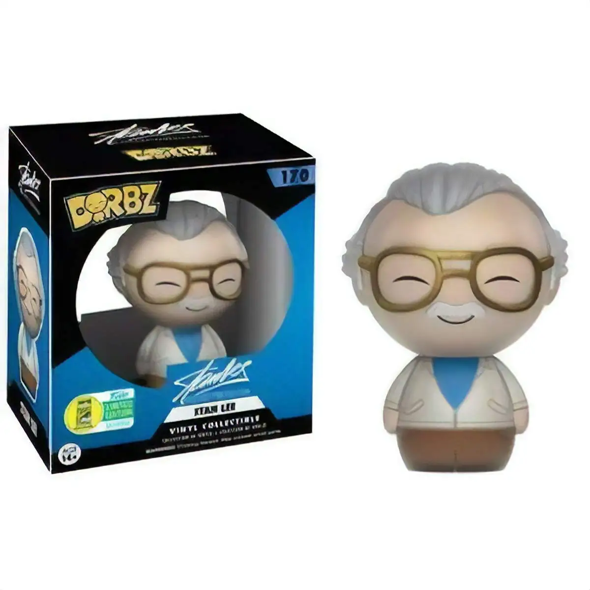

2016 SDCC Exclusive Official Funko Dorbz Stan Lee Vinyl Action Figure Collectible Model Toy with Original box