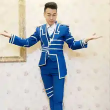 S-5XL New 3 piece Men clothing singer DS DJ conjuring stage Performance costumes suit set custom made fimbria formal dress