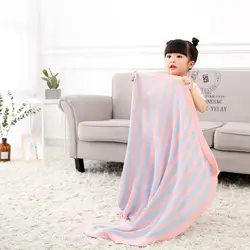 100*120 см детское одеяло s новорожденный высокое качество цвет полоски детское Пеленальное Одеяло Экологичное материал из бамбукового