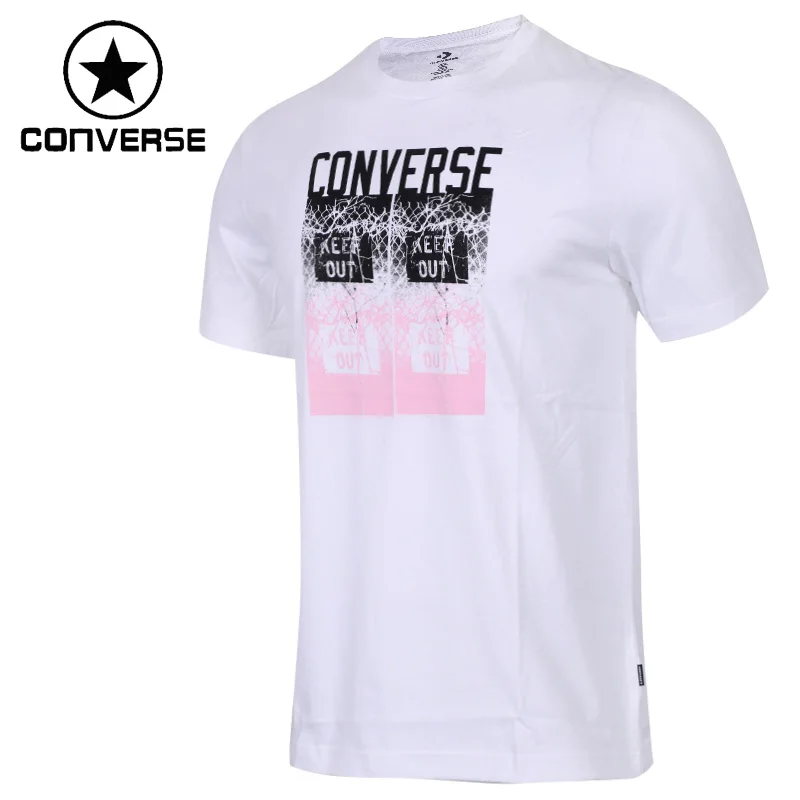 converse t shirt mens pink