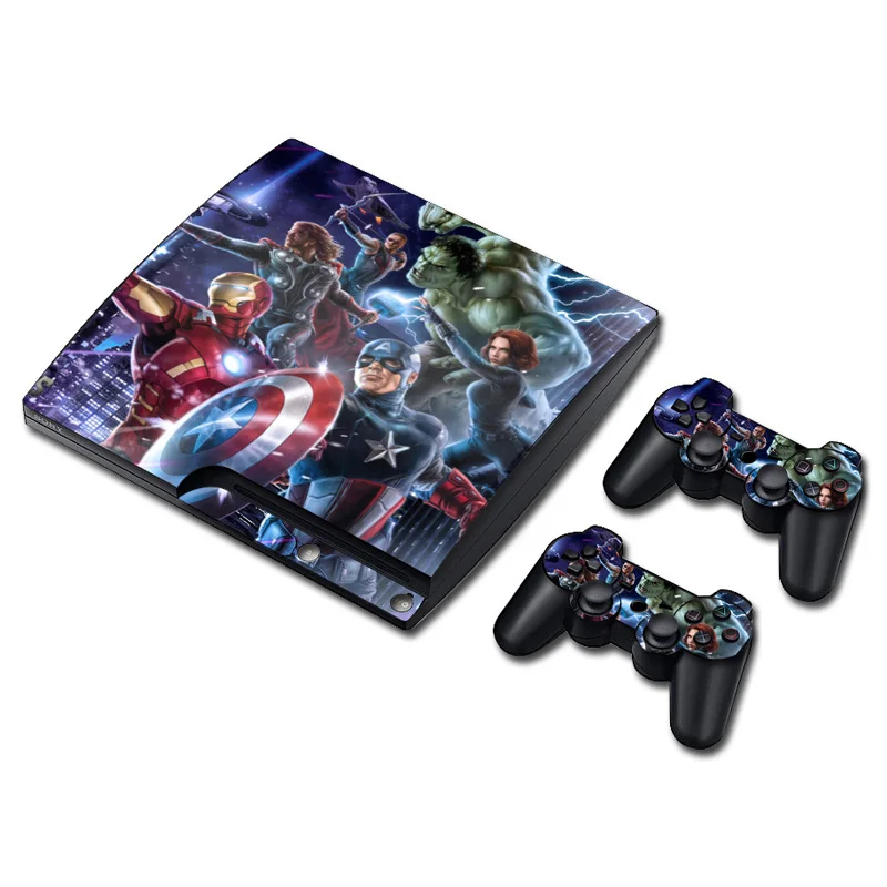 

For PS3 SLIM Vinyl Skins Sticker Various Patterns Customized Design