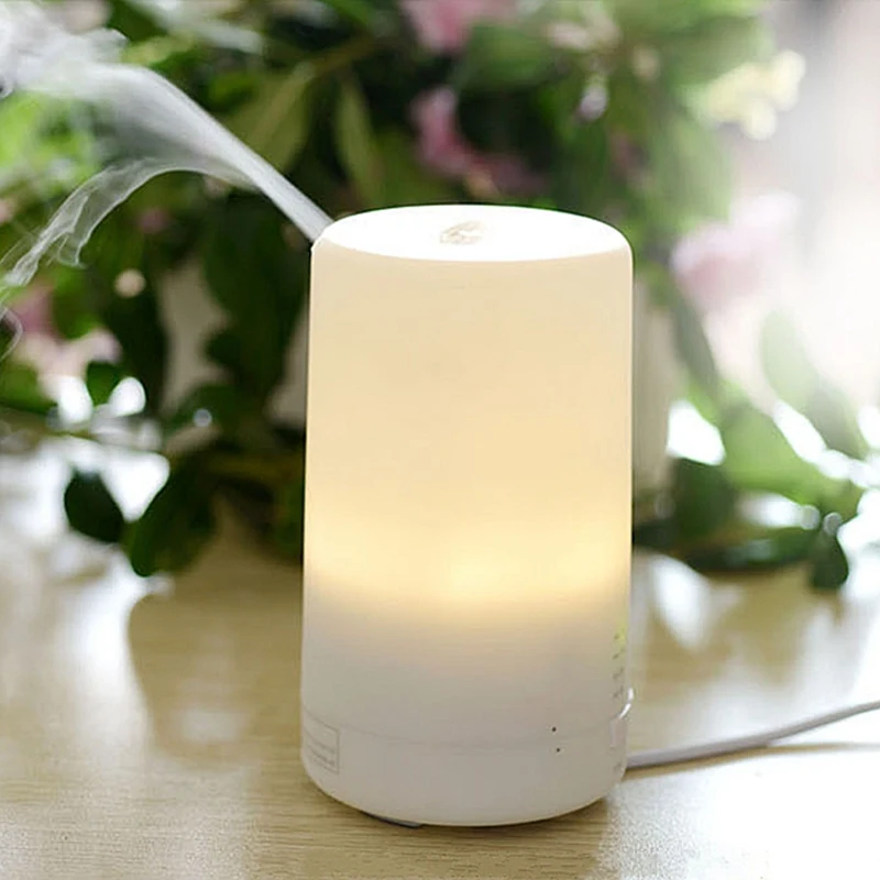 

1Pc Cylindrical Shape LED USB Essential Oil Ultrasonic Air Humidifier Home Aroma Therapy Diffuser