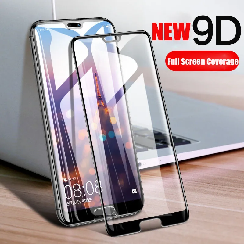 

Tempered Glass Film For Huawei Nova 3i 4 Y6 Y7 Pro Y9 2019 NEW 9D Full Curved Screen Protector On Honor 8X 8A 9 10 Lite Glass
