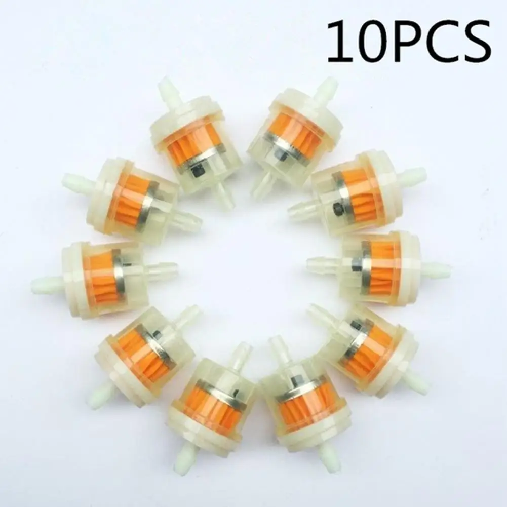 

10Pcs Lot High Qulity Motorcycle Oil Filters Universal Magnetic Petrol Gas Inline Fuel Filters for Motorcycle ATV Quad