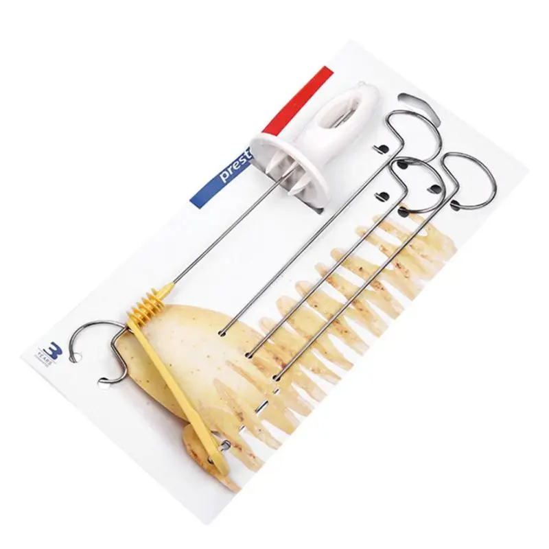 1 набор нож для спиральной нарезки картофеля слайсер спираль для картофеля башня картофеля делая спиральный нож кухонные инструменты Kichen гаджет аксессуары
