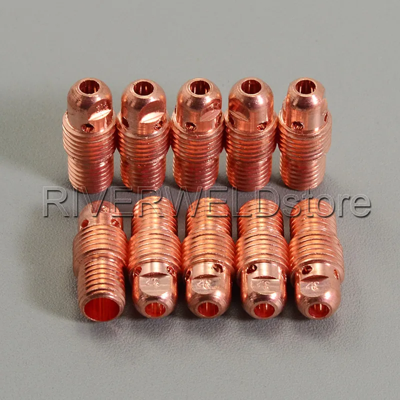 

TIG Collet Bodies 13N29 3.2mm & 1/8" Fit TIG Welding Torch SR PTA DB WP 9 20 25 Series Consumables Accessories,10PK