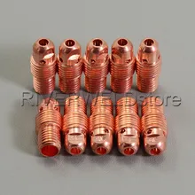 TIG Коллет тела 13N29 3,2 мм и 1/" Fit TIG сварочный фонарь SR PTA DB WP 9 20 25 серии расходные материалы аксессуары, 10PK