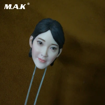 

1/6 Scale Female Air Hostess Hard Hairstyle Beauty Head Sculpt Smile Face fit 12'' Pale Action Figure Body