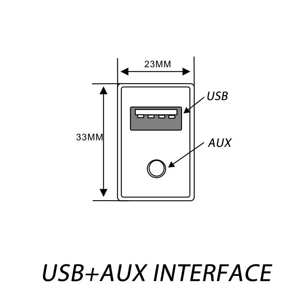 CHELINK Универсальный 1,5 м автомобильный 3,5 мм USB AUX разъем для наушников монтажный адаптер панель Вход Модифицированная розетка для Volkswagen Toyota