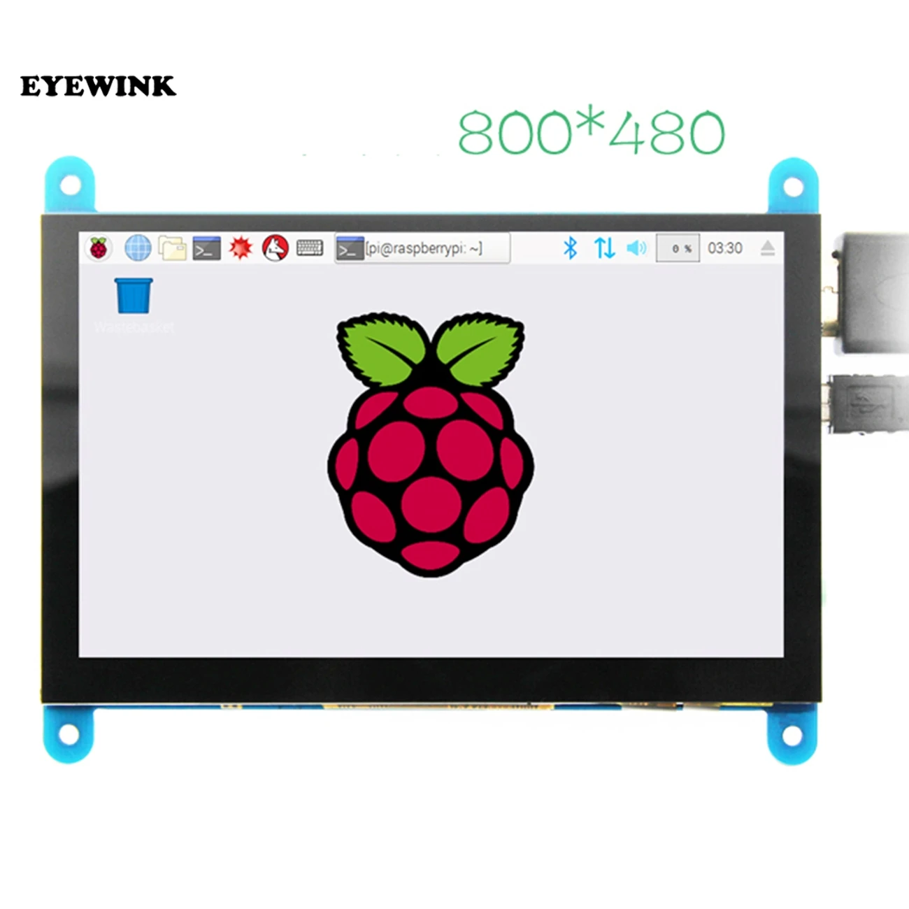 5 дюймовый портативный монитор HDMI 800x480 емкостный сенсорный экран ЖК дисплей для