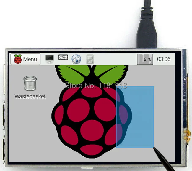 Raspberry Pi 3 Model B/4B/2B/B+/A+/B 4 дюйма ЖК-дисплей Дисплей модуль 480*320 с сенсорным экраном