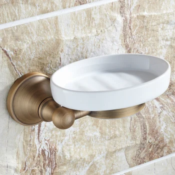 

Antique Soap Dish Box Luxury Solid Brass Soap Dish Rack Brushed Bathroom Soap Dish Holder Bathroom Accessories