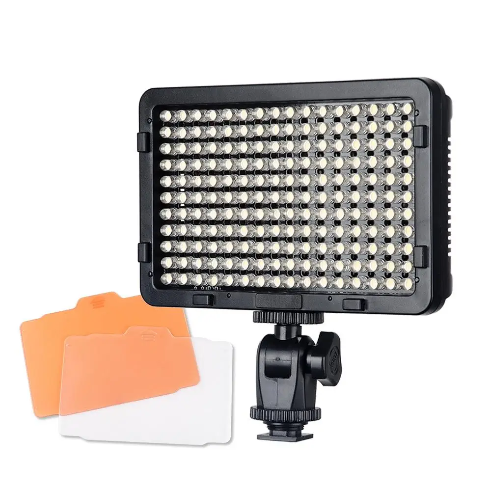 176 LED Video Light Panel Ultra Compact High Power Dimmable On Camera