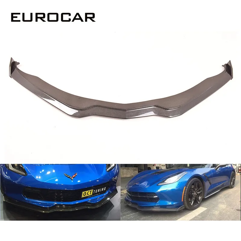 

Carbon C7 front lip for Corvette C7 front spoiler Z06 front bumper lip
