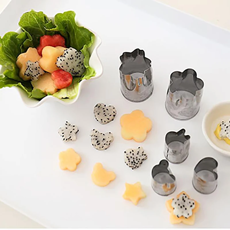 

8pcs/set Baking Mould Baking Mould Star Heart Flower Cutter Stainless Steel Egg Mould Cookie Cutter Biscuit DIY Mold
