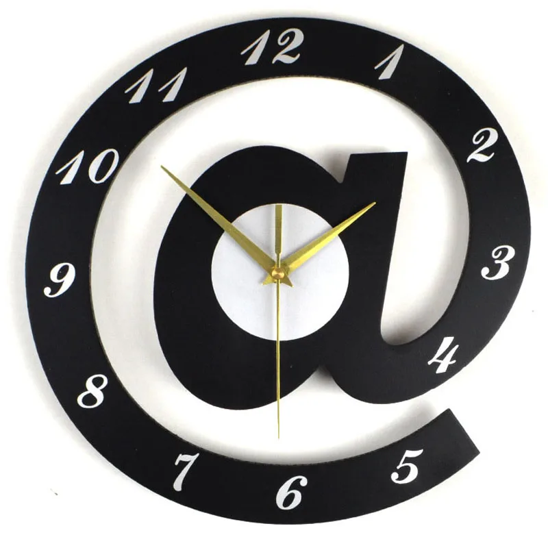 Large Round Wall Clocks Creative 3d Plastic Mirror Decorative Wall