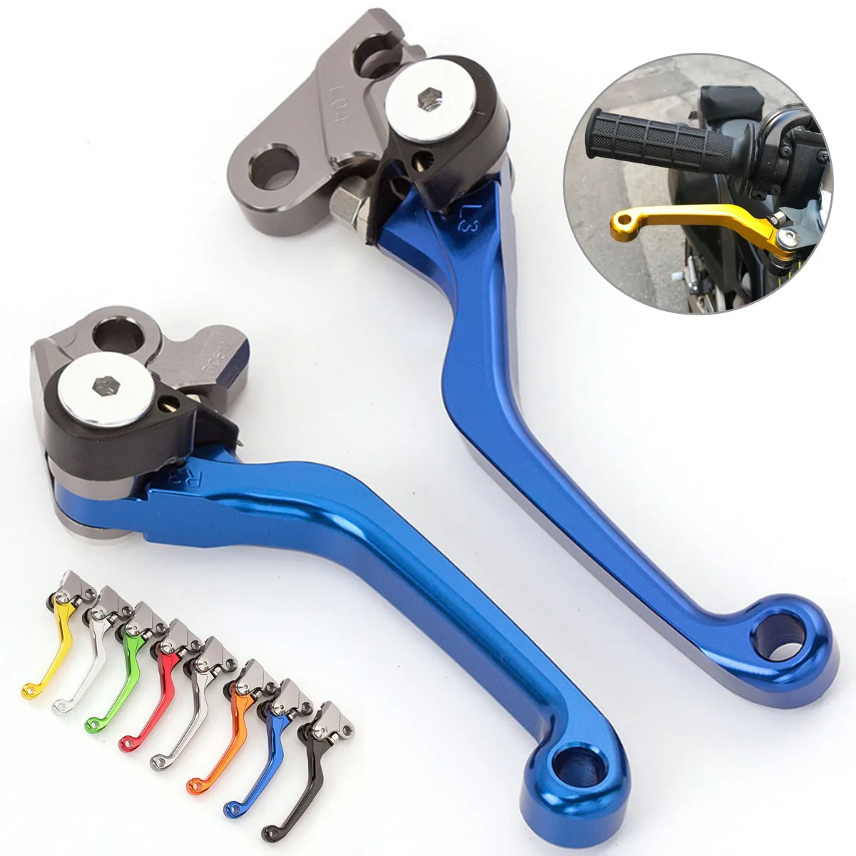 

Motocross Pit Bike Dirt CNC Foldable Pivot Brake Clutch Lever For Yamaha TTR230 TT-R230 2005-2015