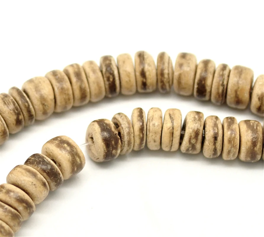 Бусины DoreenBeads 4 нити из натурального кокосового дерева круглые бусины ручной