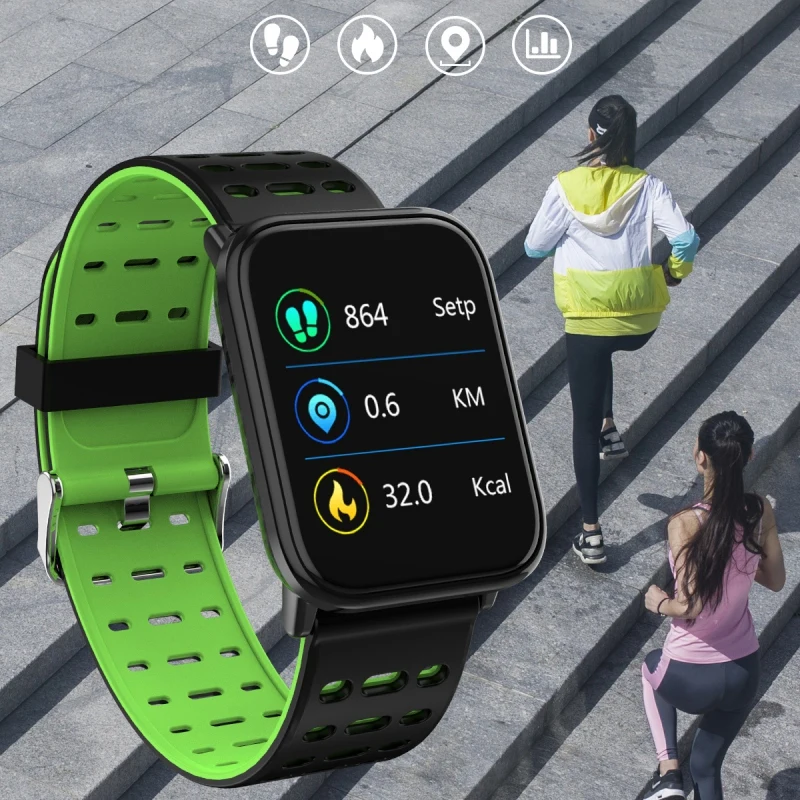 

Bluetooth Smart Watches Fitness Bracelet Touch Screen LCD Pedometer Message Heart Rate Time Sleep Snap Sports Smart Wristband