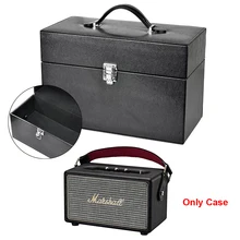 PU для переноски Чехол для музыкальной колонки коробка чехол сумка чехол для Marshall Kilburn динамик-дополнительное пространство для штекера и кабеля
