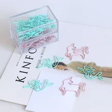 Пачка 20 шт. светильник зеленая бумага cilp дворецкий в доме форма русалки скрепки отлично подходит для бумаги клип коллектор офис подарок H0181