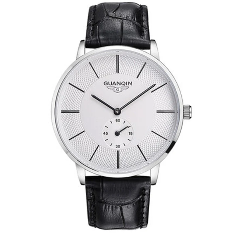 

GUANQIN BJ001 Original Watch Men Luxury Brand Mechanical Watch Fashion Business Casual Wristwatch Leather Male Watches Clock