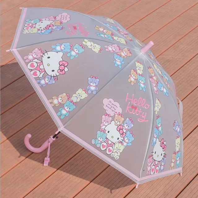 New Cute Kids Umbrella Children Girls As Novelty Gifts Semi Automatic