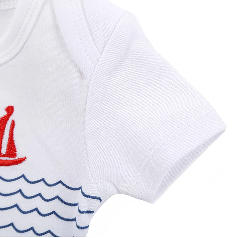 Mother Nest 2017 Hot Sale Baby Boy Clothes White Color with cute Designed Infant Jumpsuit 100% Girl & Boy Baby Clothing (7)