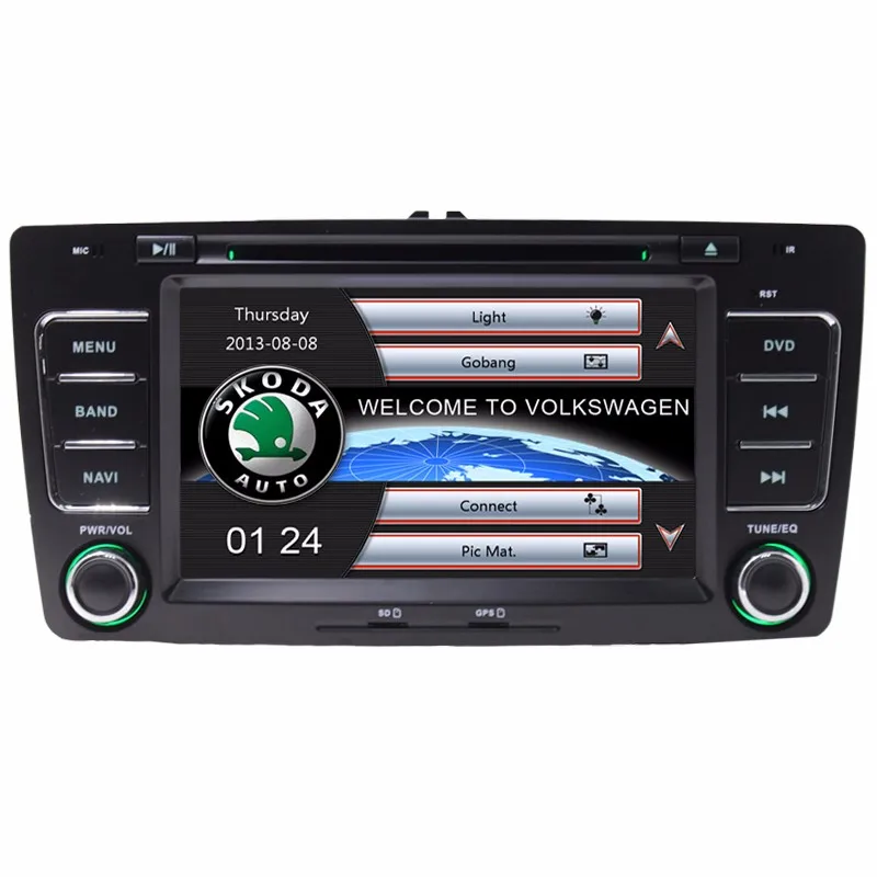 Best Free Ship Car DVD Player GPS Navigation System for Skoda Octavia Laura 2004 2005 2006 2007 2008 2009 2010 2011 2012 2013 RDS 16