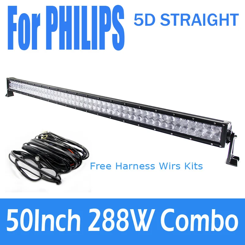 For PHILIPS 5D Straight 288W 50